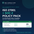 ISO 27001 + SOC 2 Policy Pack — 15 audit-ready policy templates, dual mapped